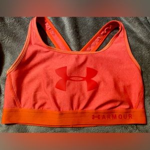 Under Armour 1X orange sports bra